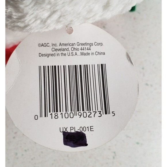 Snowman Plush 14" Green Winter Hat Red Scarf Exclusive Design From AGC Inc - Picture 9 of 12